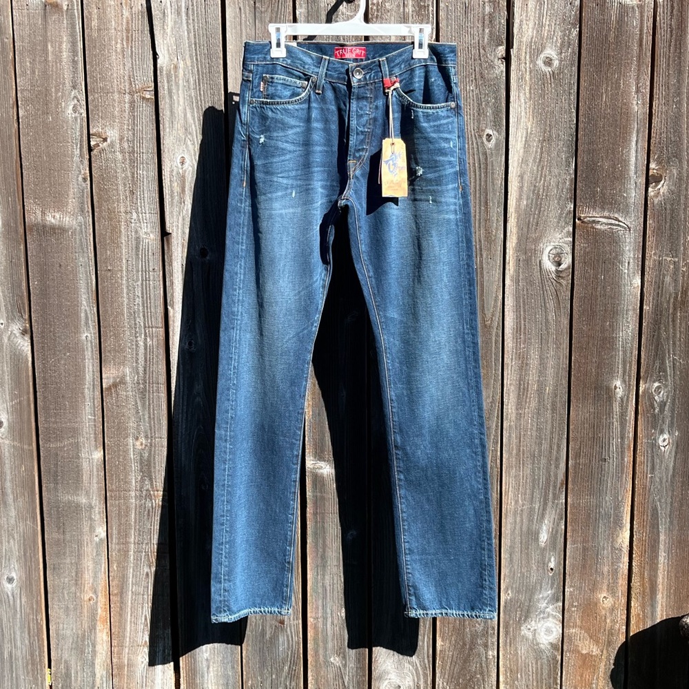 True grit whisky slim straight jeans size 30/34
